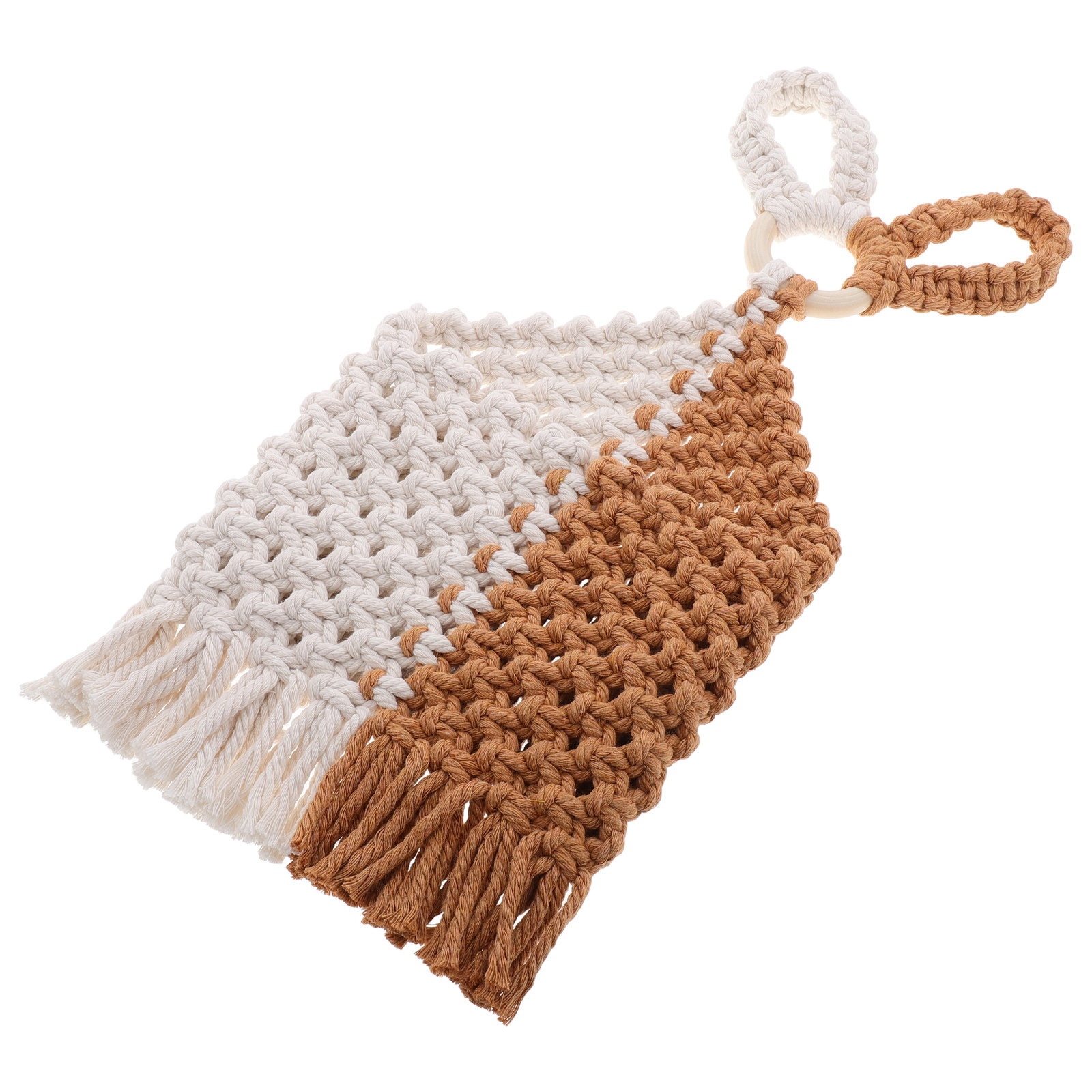 Macrame Wall Hanging - Handwoven Cotton Macrame Hanging Tapestry Boho