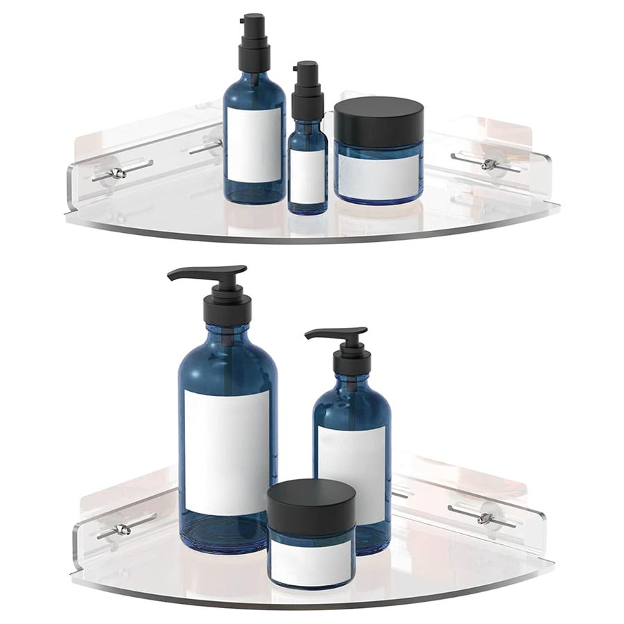 Floating Shelves - of 2 Shower Caddy Bathroom Shelves