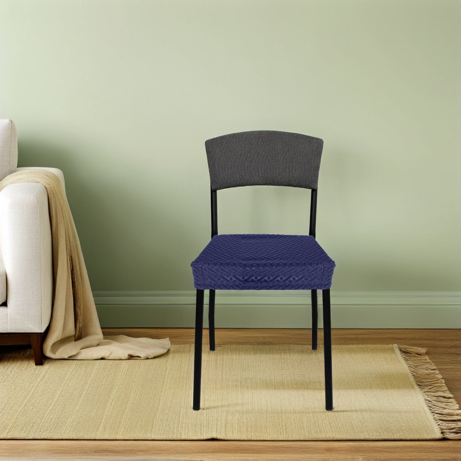 Home Decor Sofa - Rectangle Stool Cover Elastic Fit for