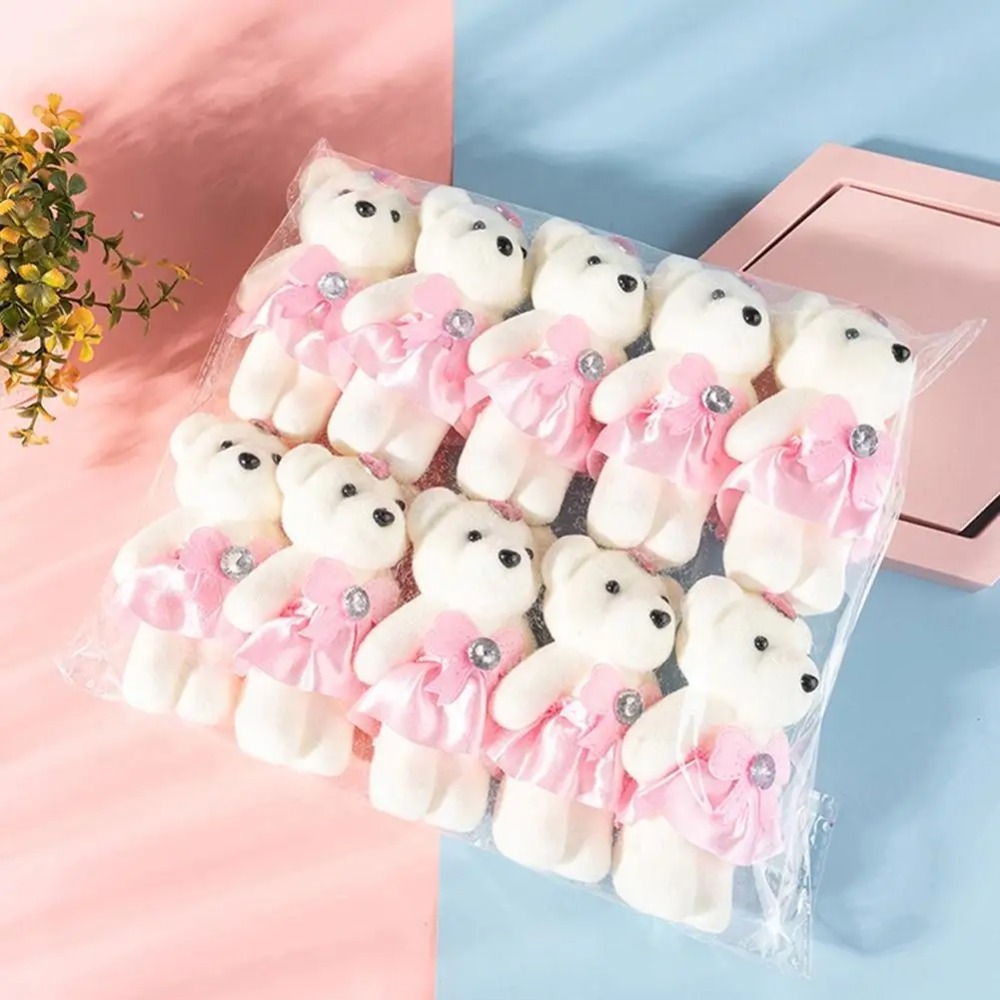 Home Decor Happy - 10pcs Bouquet Bear Ice Cream Diamond