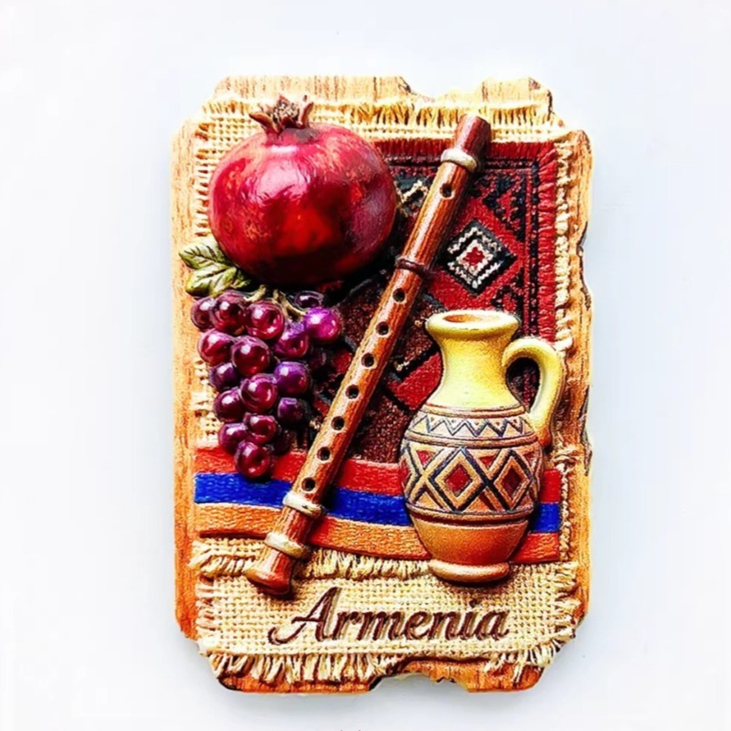 Home Decor Yerevan - Armenia Fridge Magnets Yerevan Souvenirs Pomegranate