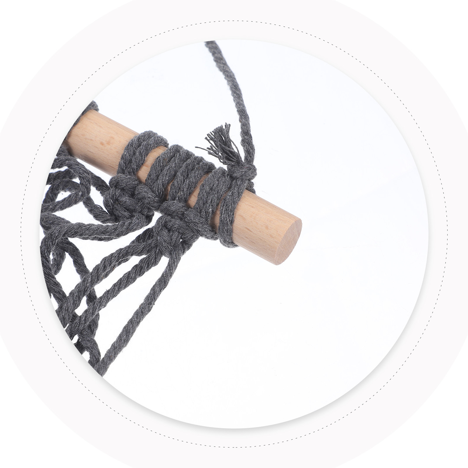 Macrame Wall Hanging - Cotton Woven Storage Mesh Hand Woven