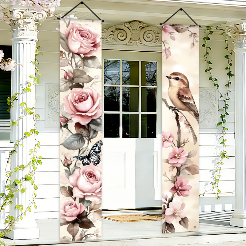 Home Decor Nearby - 1 pair, 2D flat, Spring/Summer themed