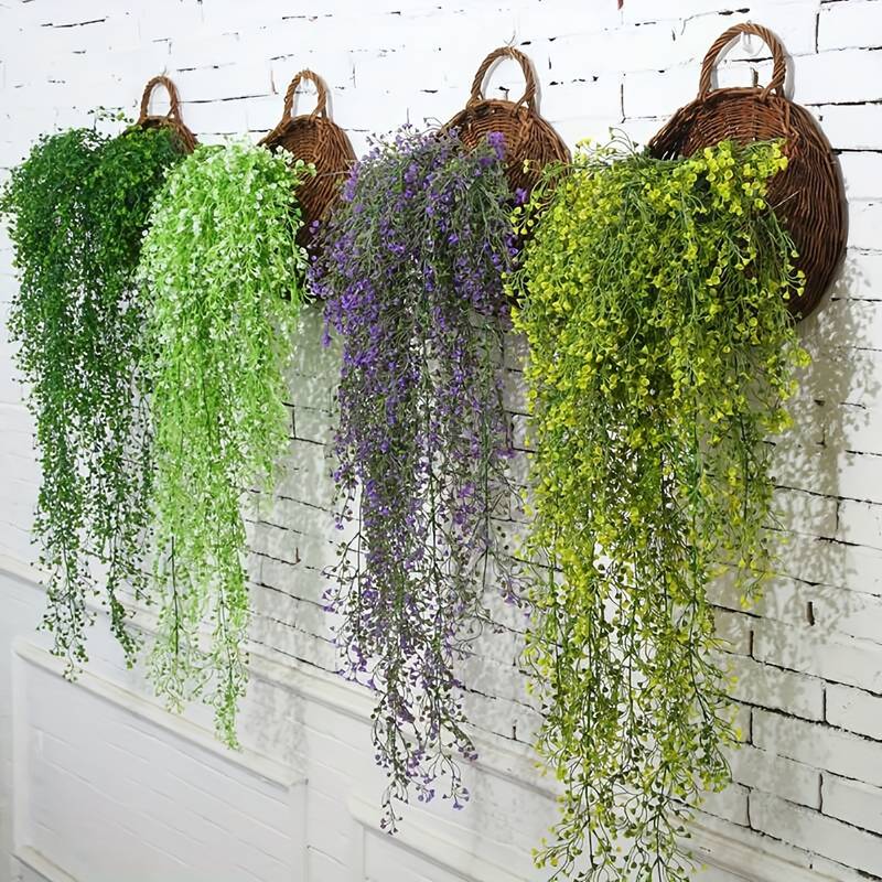 Victory Home Decor - 2pcs Artificial Ivy Vine Fake Hanging