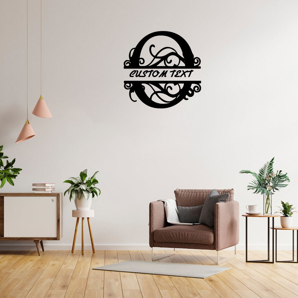 Home Decor Wall Tiles - 1PC Cartoon Letter O Custom Name