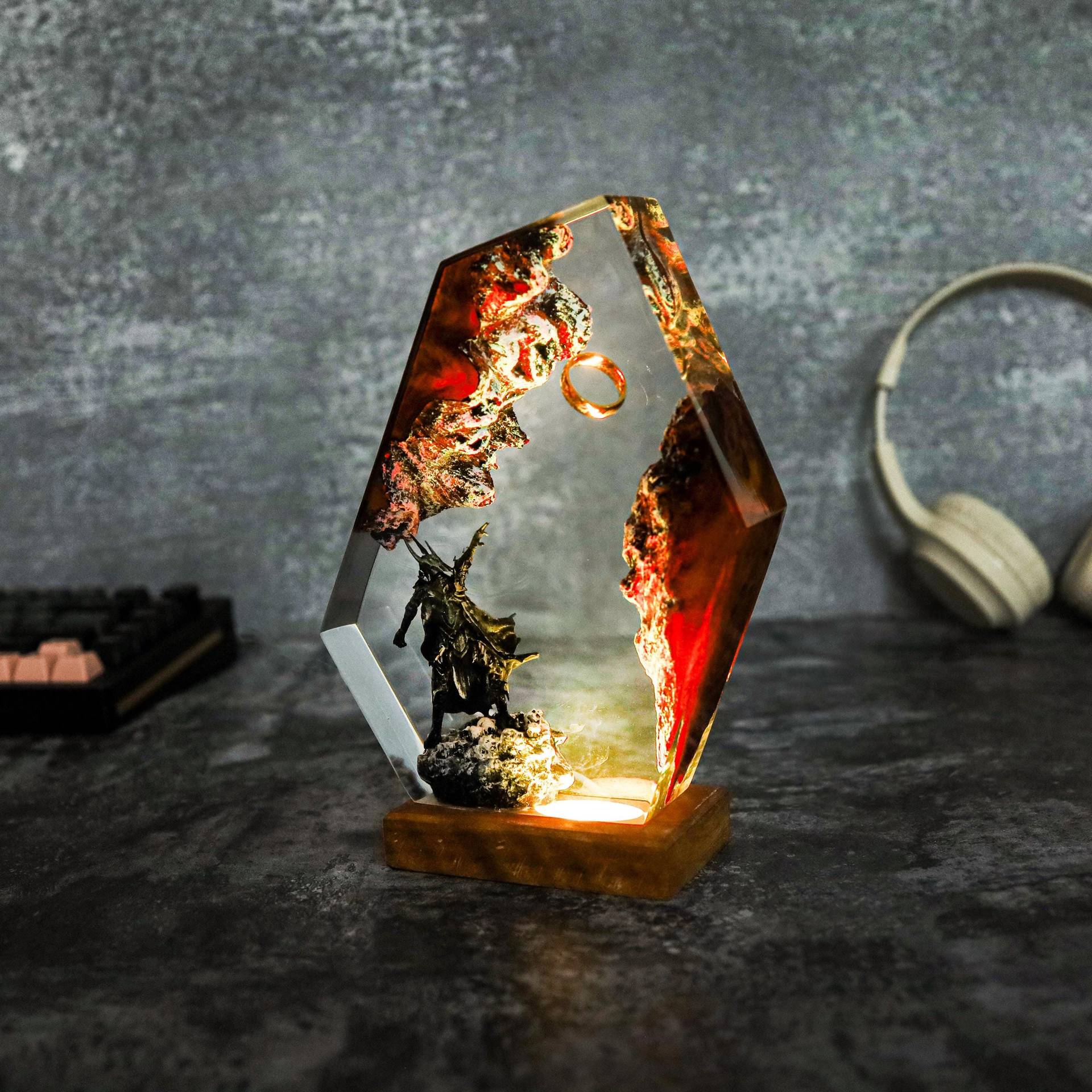 Home Decor Lighting - Movie Scence Figure Table Resin Lamp