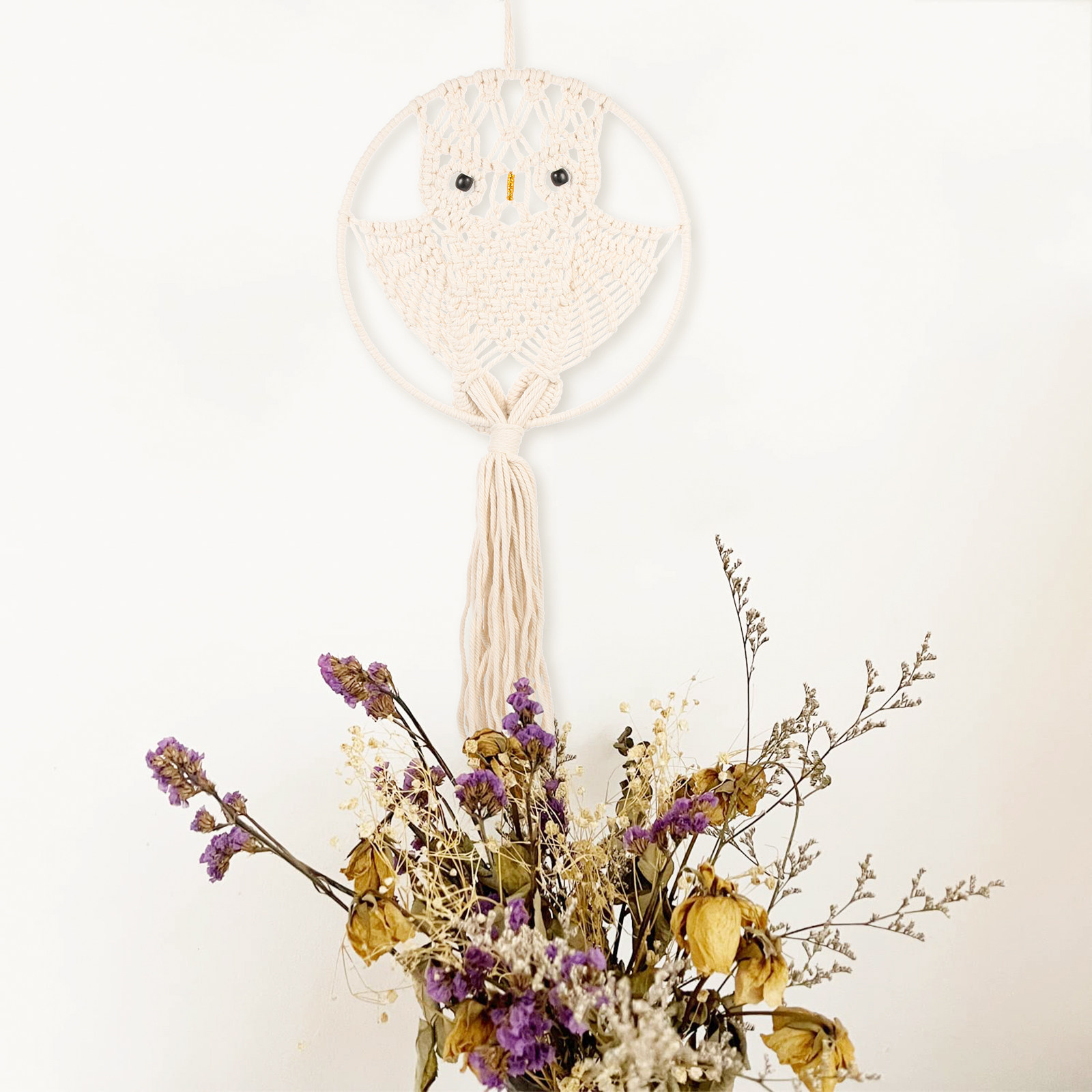 Owl Macrame H Woven Woven Tass - Macrame Wall Hanging 리뷰 및 가격