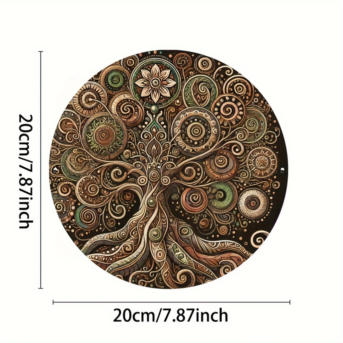 2D flat, retro life tree mater - Home Decor Nearby 리뷰 및 가격