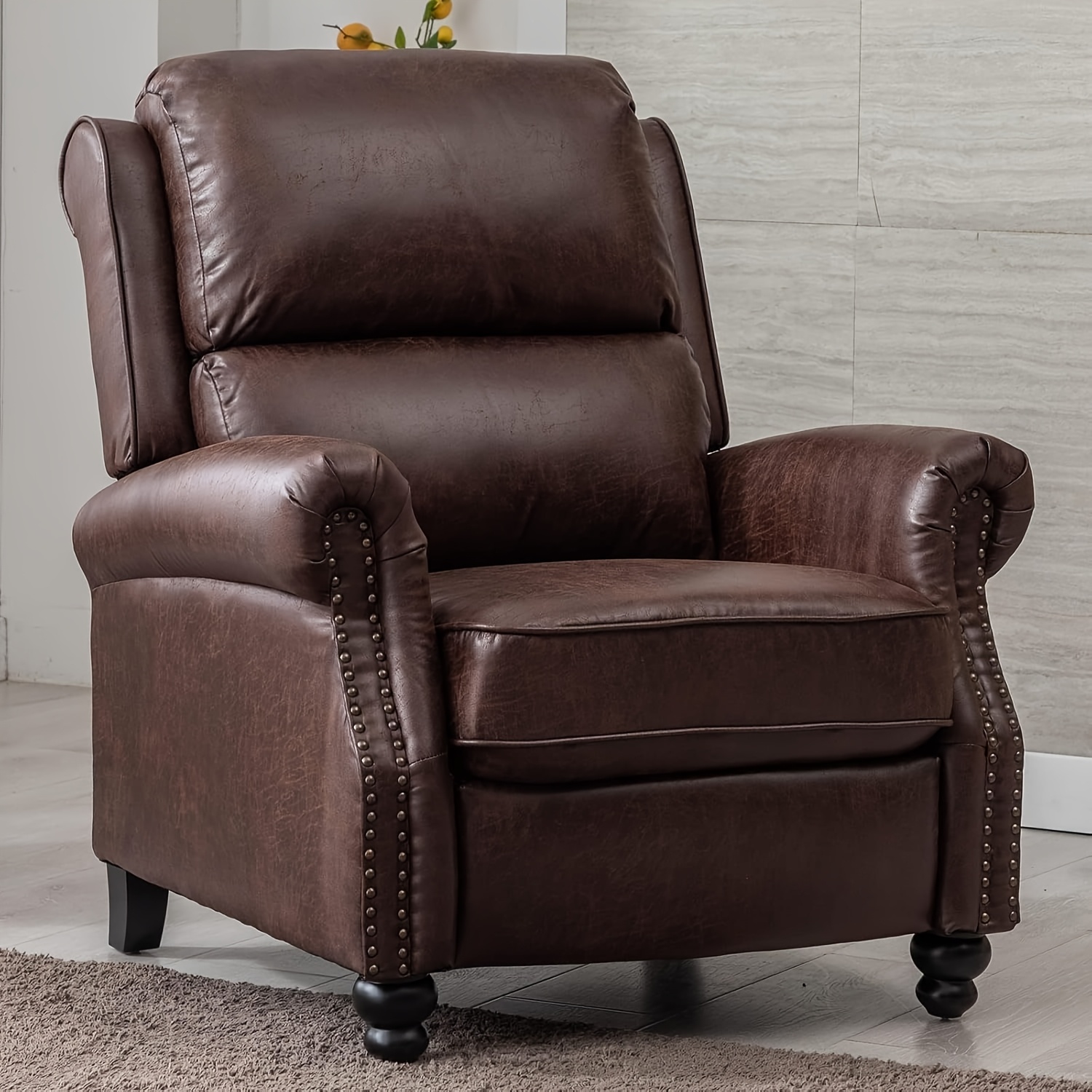 Pushback Recliner Chair Faux L - Home Decor Sofa 리뷰 및 가격