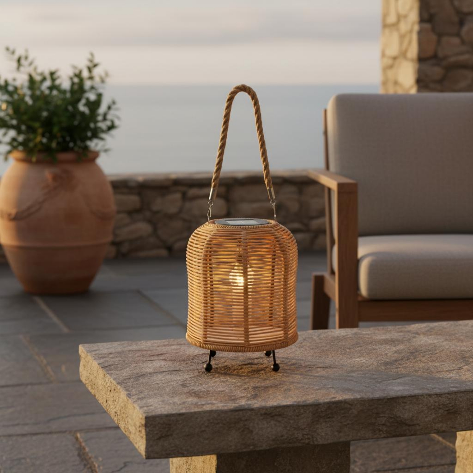 Handwoven Solar Lantern Braide - Home Decor Lighting 리뷰 및 가격