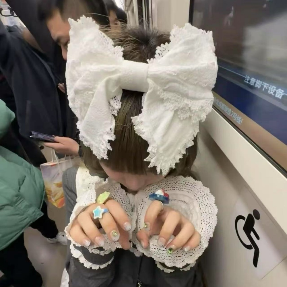 Y2K Lolita Lovely Lace Headban - Victory Home Decor 리뷰 및 가격