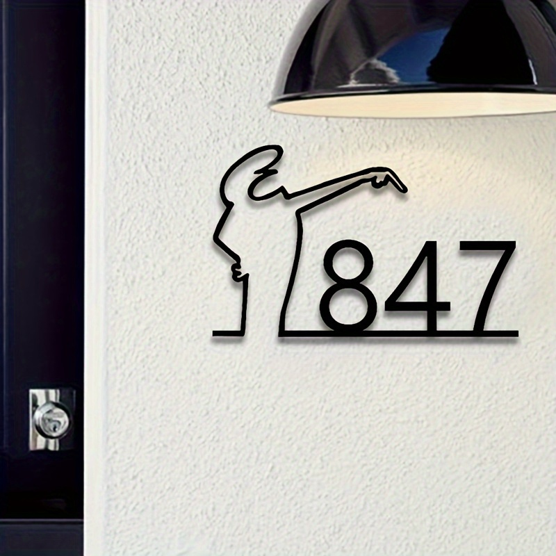Custom House Number Plate, Boh - Home Decor Nearby 리뷰 및 가격