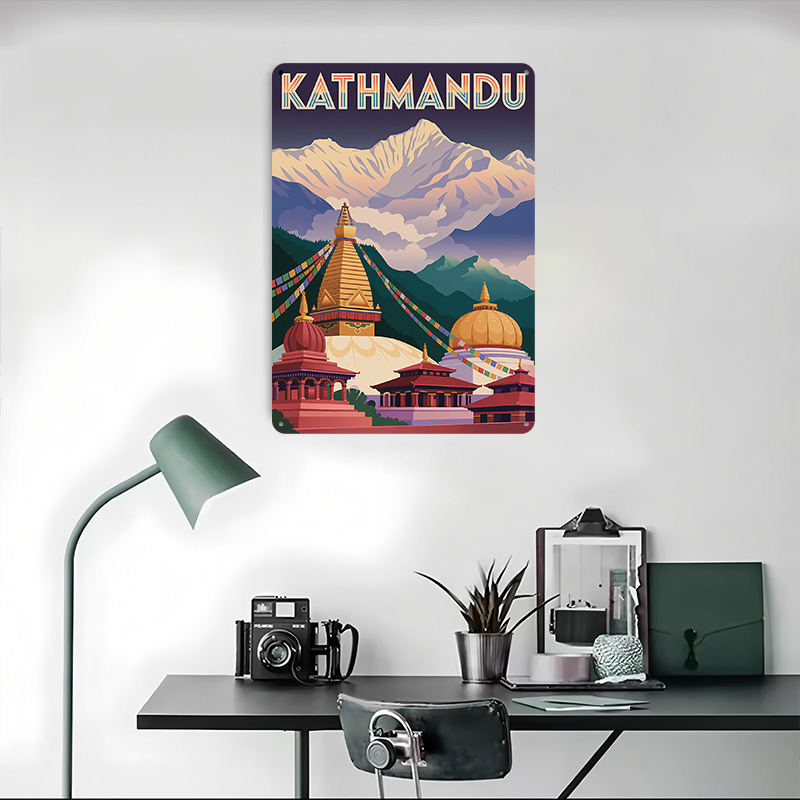 Kathmandu Travel Tinplate Post - Home Decor Kathmandu 리뷰 및 가격