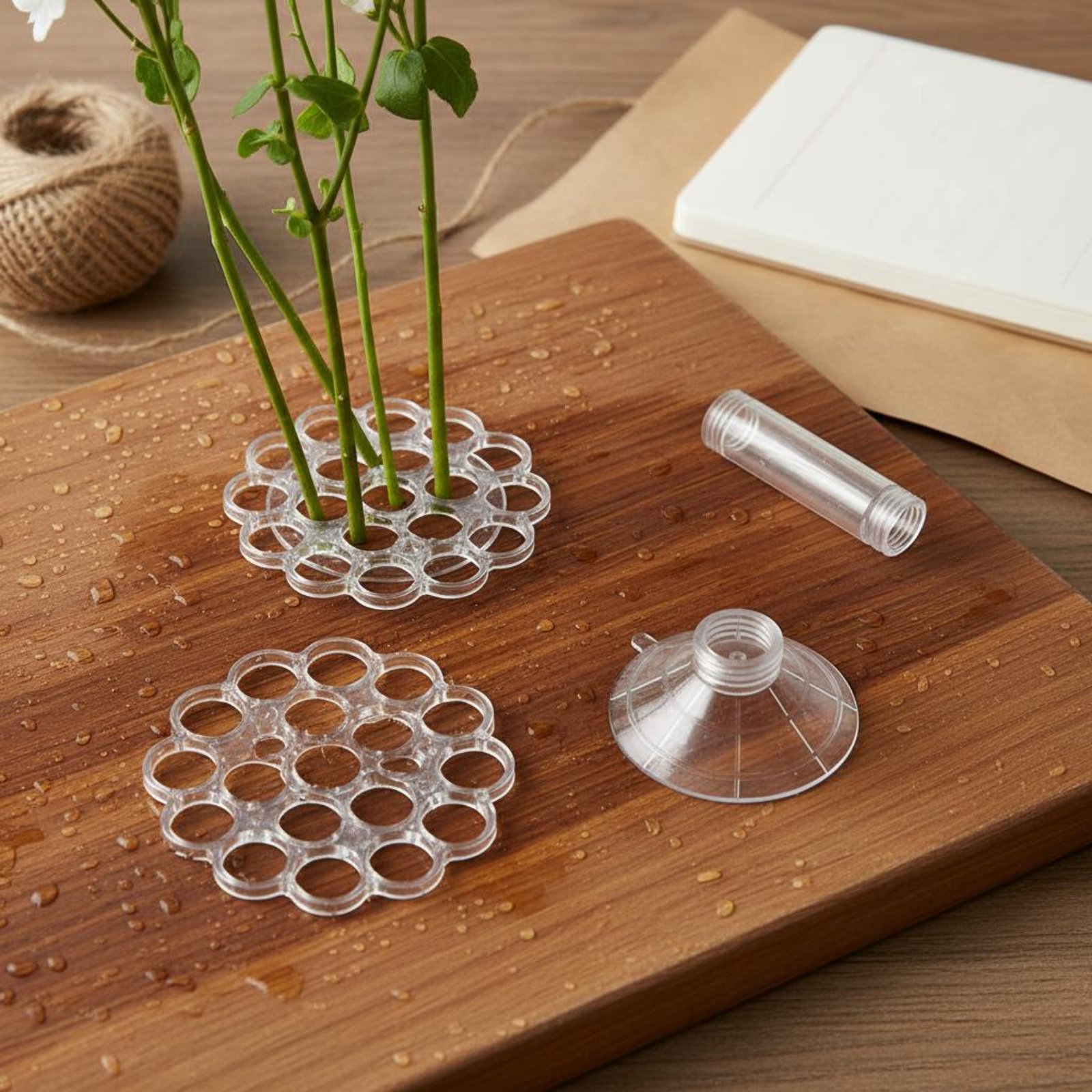 Coil Flower Stalk Holder Easy  - Home Decor Vase With Flowers 리뷰 및 가격