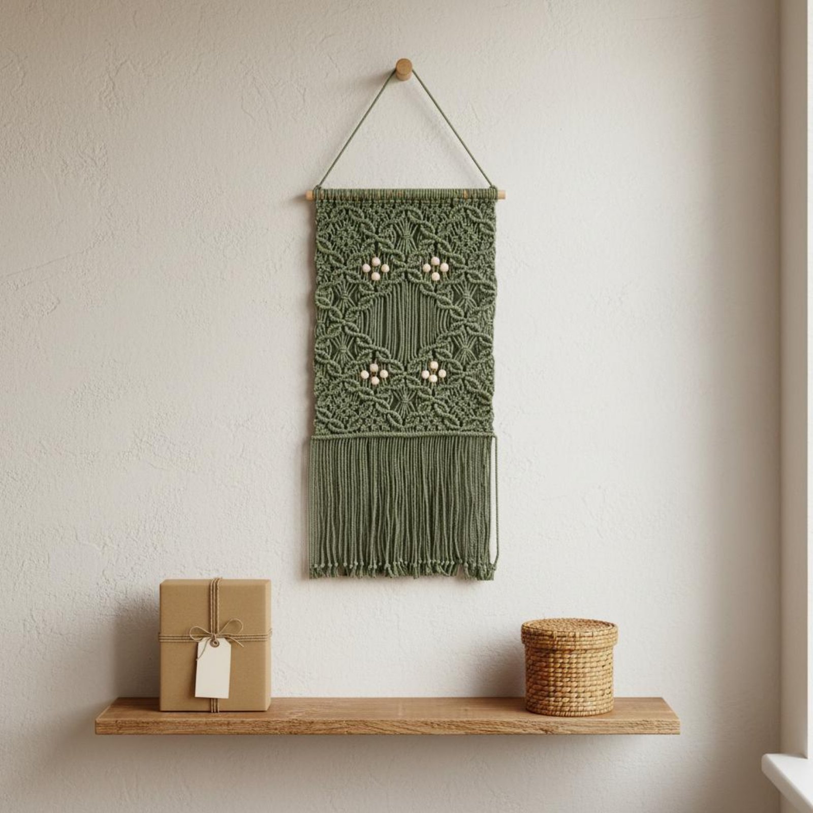 Macrame Wall Hanging Handmade  - Macrame Wall Hanging 리뷰 및 가격