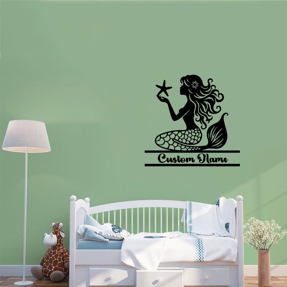 1PC NEW Mermaid Personalized T - Home Decor Wall Tiles 리뷰 및 가격