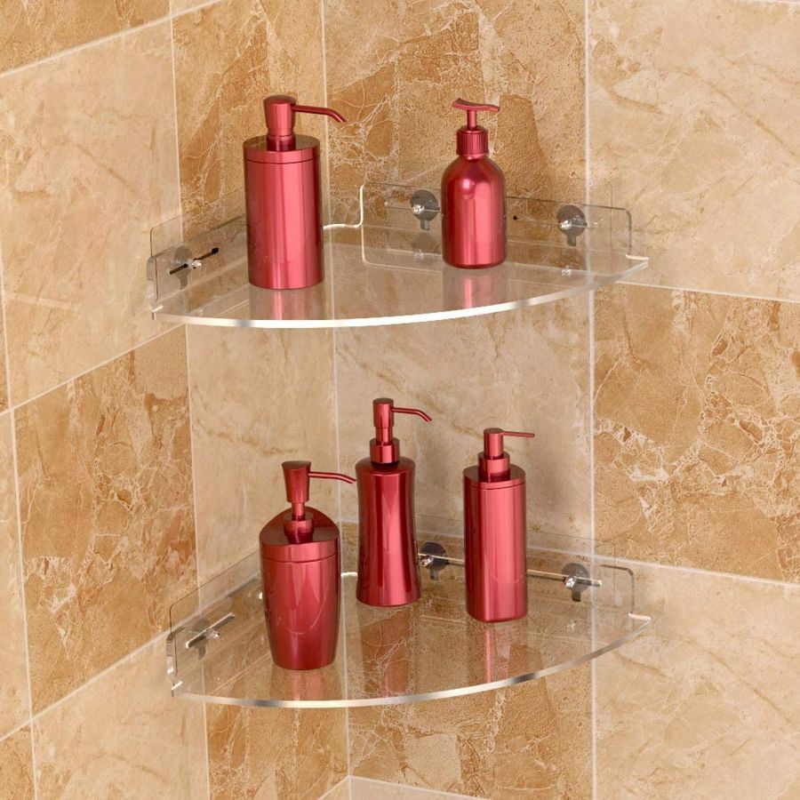 of 2 Shower Caddy Bathroom She - Floating Shelves 리뷰 및 가격