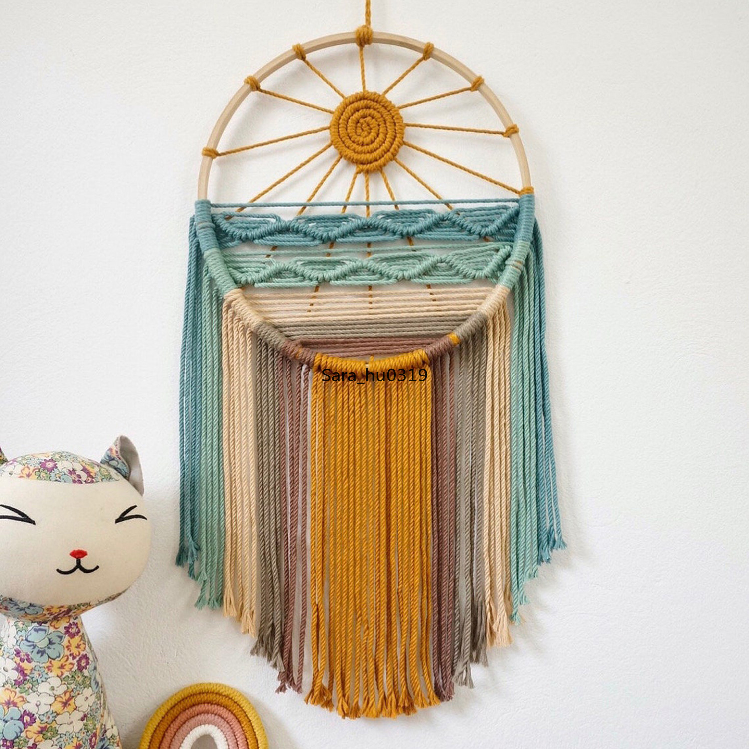 Sun Beach Macrame Wall Hanging - Macrame Wall Hanging 리뷰 및 가격