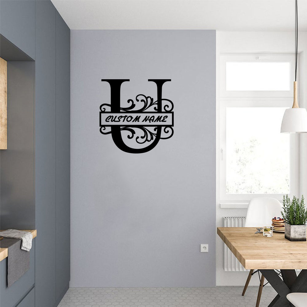 1PC Cool Letter U Customizable - Home Decor Wall Tiles 리뷰 및 가격
