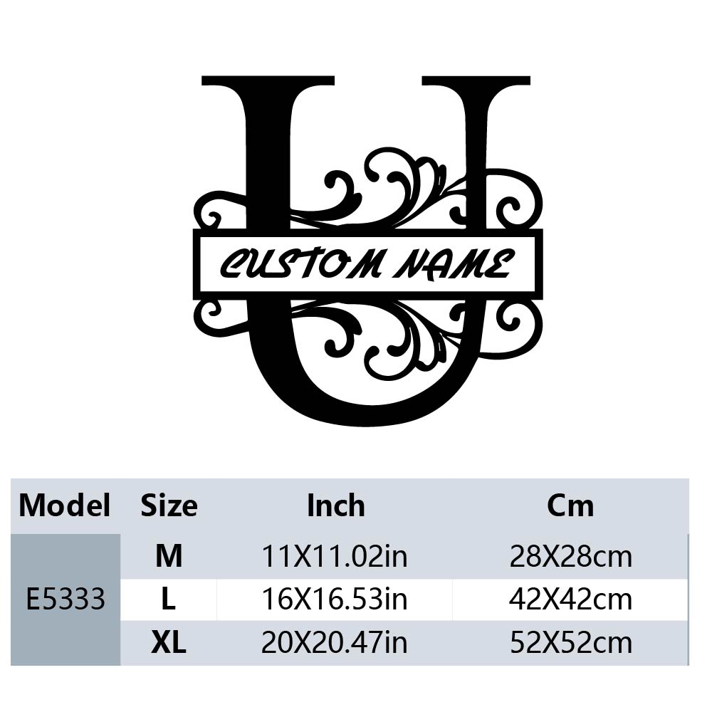 1PC Cool Letter U Customizable - Home Decor Wall Tiles 리뷰 및 가격