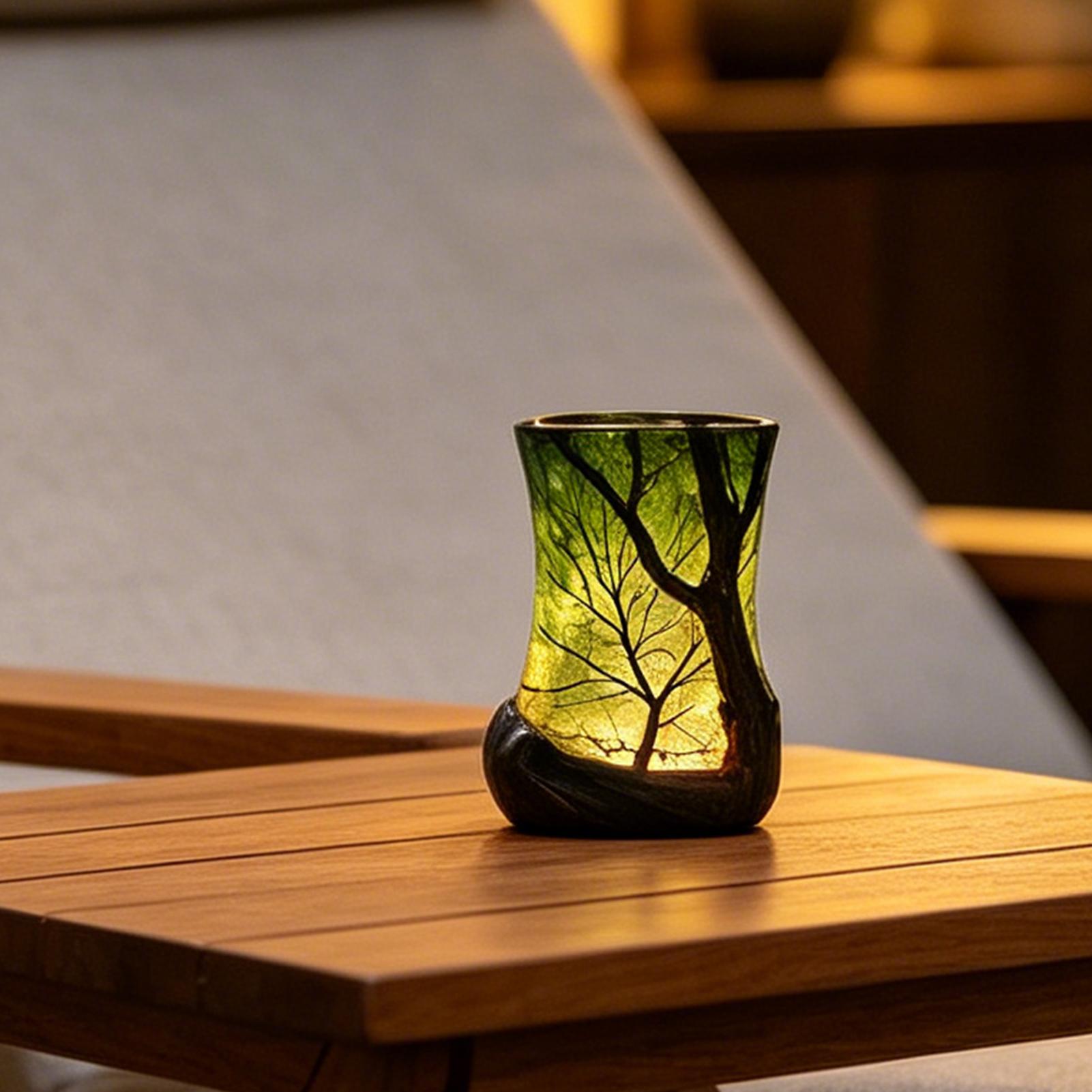Bedside Table Lamp Forest Nigh - Home Decor Lighting 리뷰 및 가격