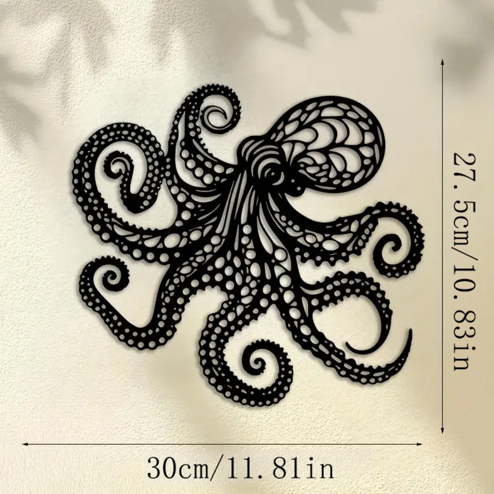 Large Metal Octopus Wall Art S - Victory Home Decor 리뷰 및 가격