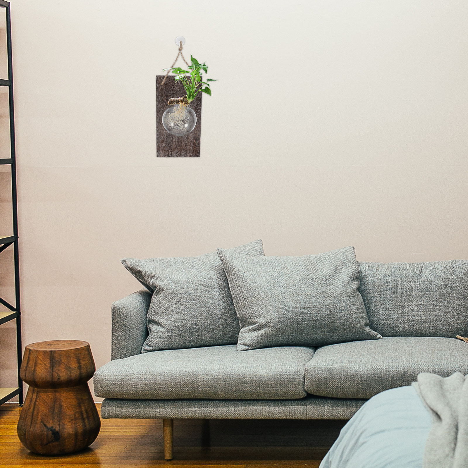 Wall Mounted Glass Vase Hangin - Home Decor Vase With Flowers 리뷰 및 가격