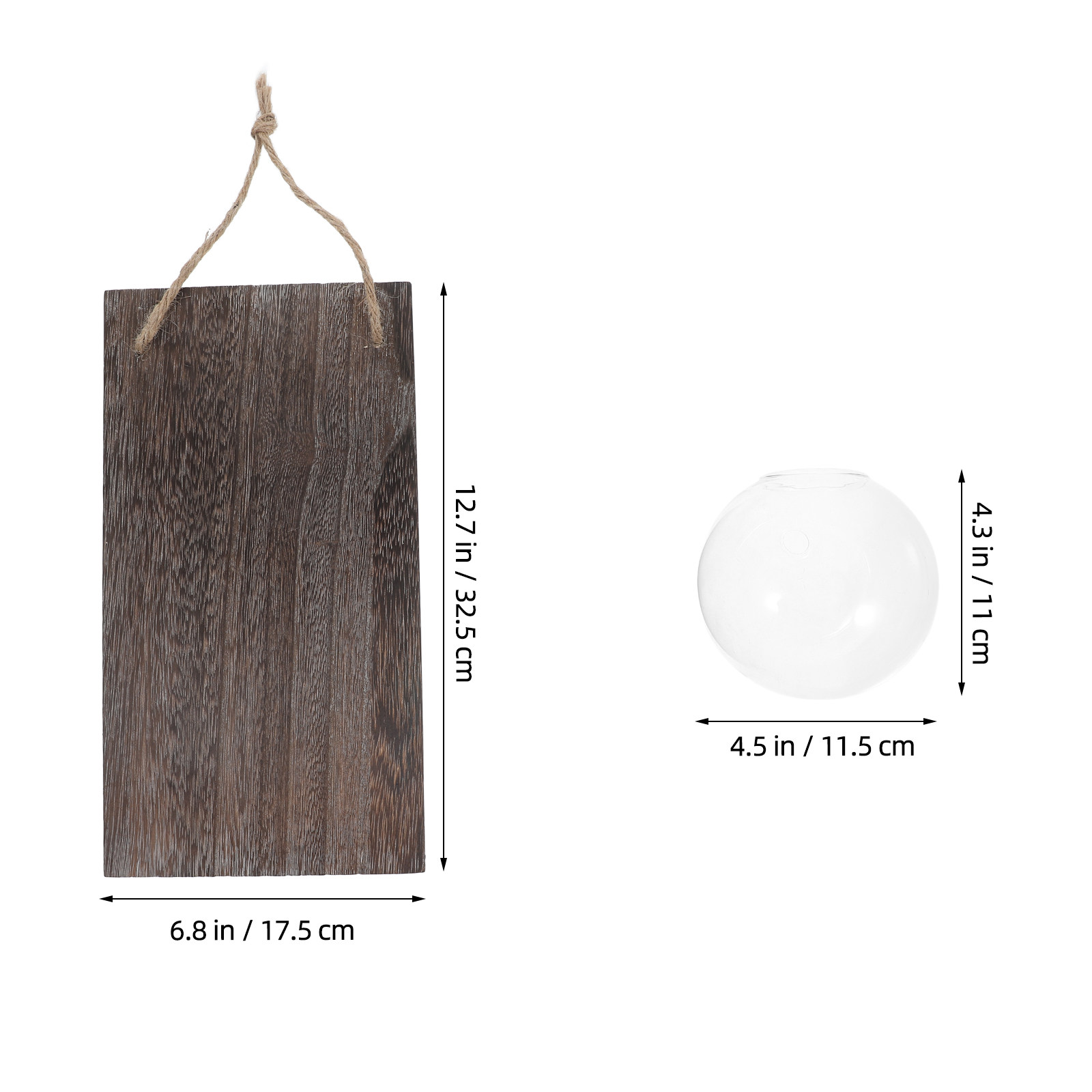 Wall Mounted Glass Vase Hangin - Home Decor Vase With Flowers 리뷰 및 가격