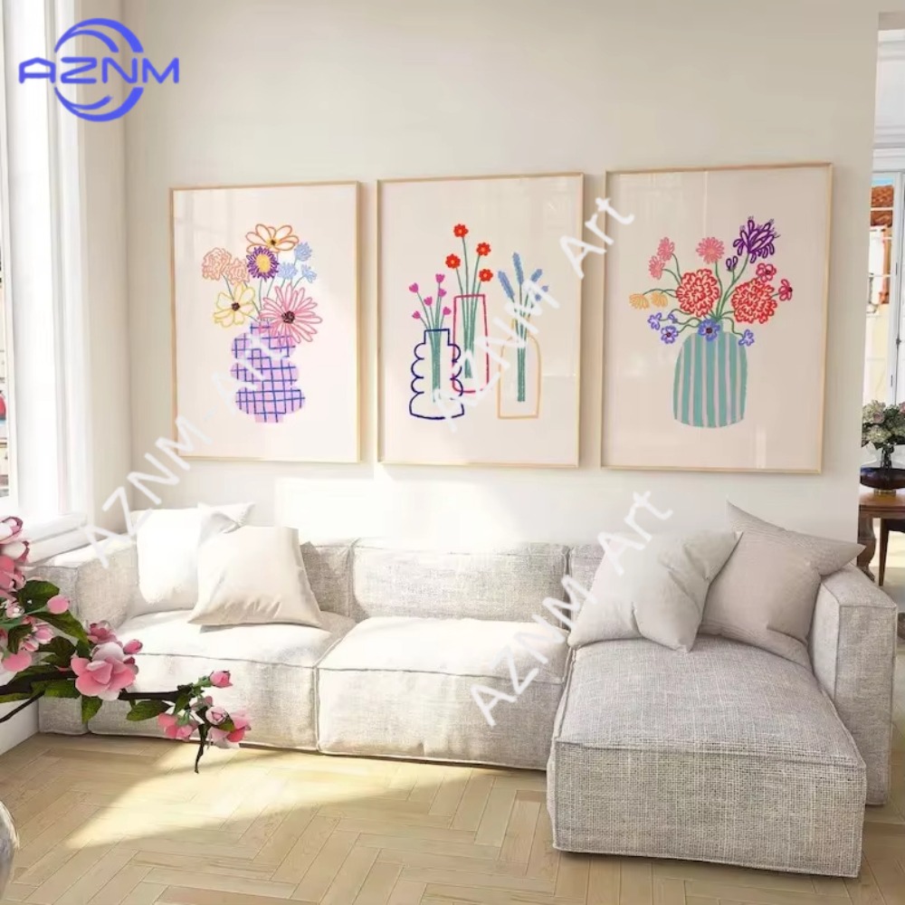1/3pcs Abstract Flower Vase Pa - Home Decor Vase With Flowers 리뷰 및 가격
