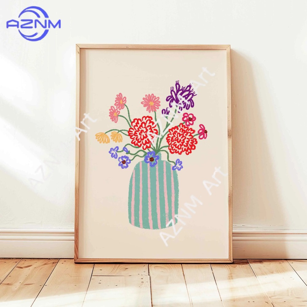 1/3pcs Abstract Flower Vase Pa - Home Decor Vase With Flowers 리뷰 및 가격