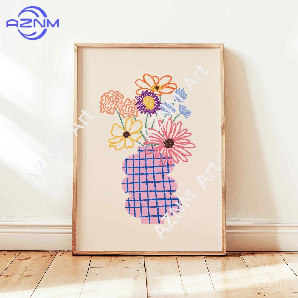 1/3pcs Abstract Flower Vase Pa - Home Decor Vase With Flowers 리뷰 및 가격