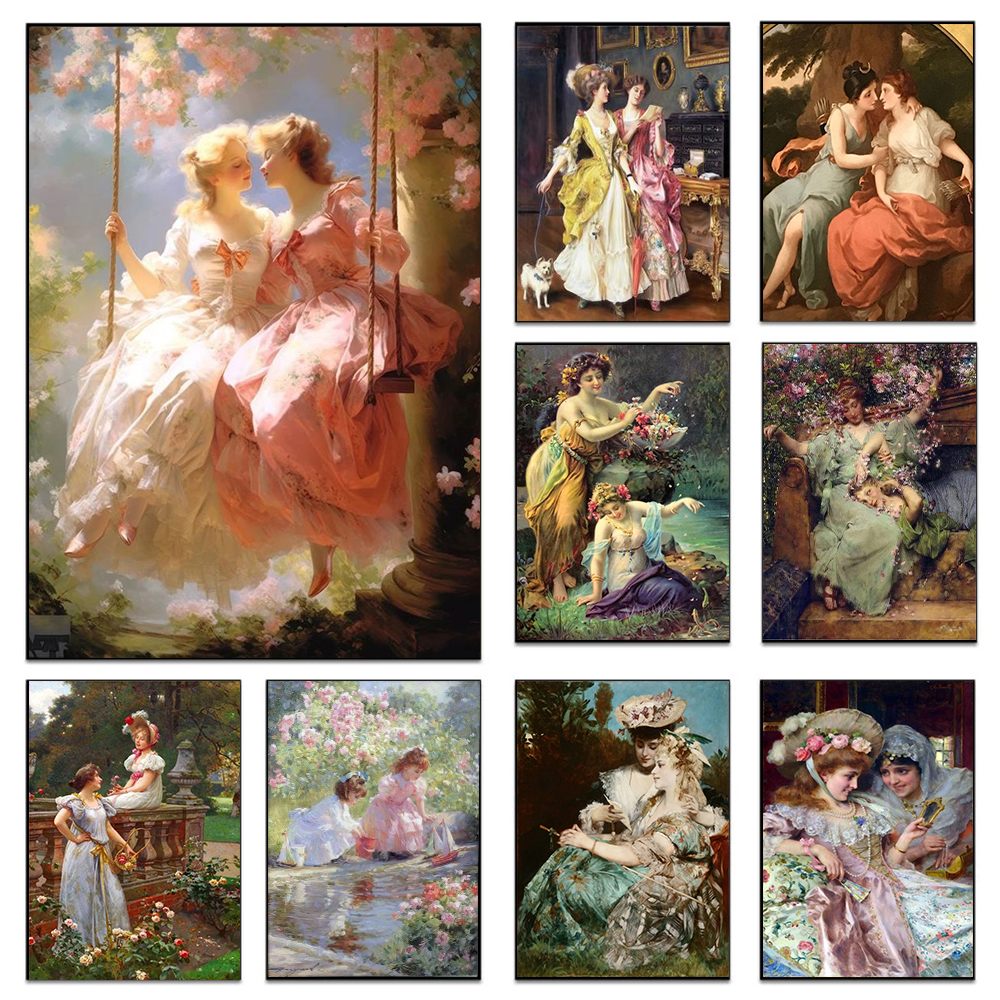 Renaissance Art Women Love Pos - Victory Home Decor 리뷰 및 가격