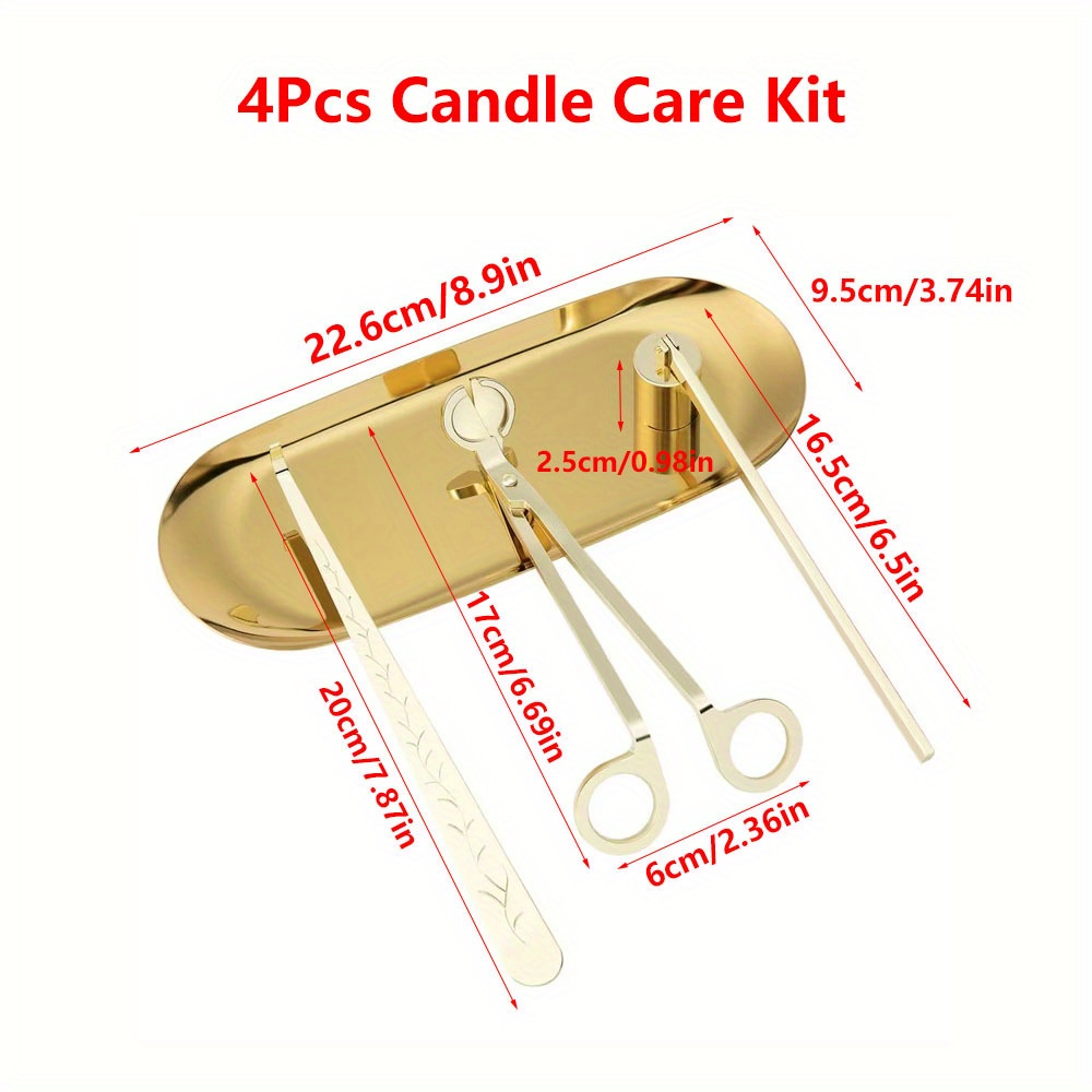4pcs/set Luxury Candle Care Ki - Home Decor Company 리뷰 및 가격