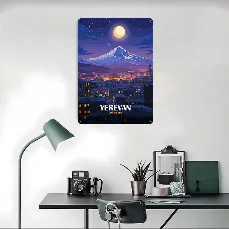 Yerevan Armenia Nightscape Met - Home Decor Yerevan 리뷰 및 가격