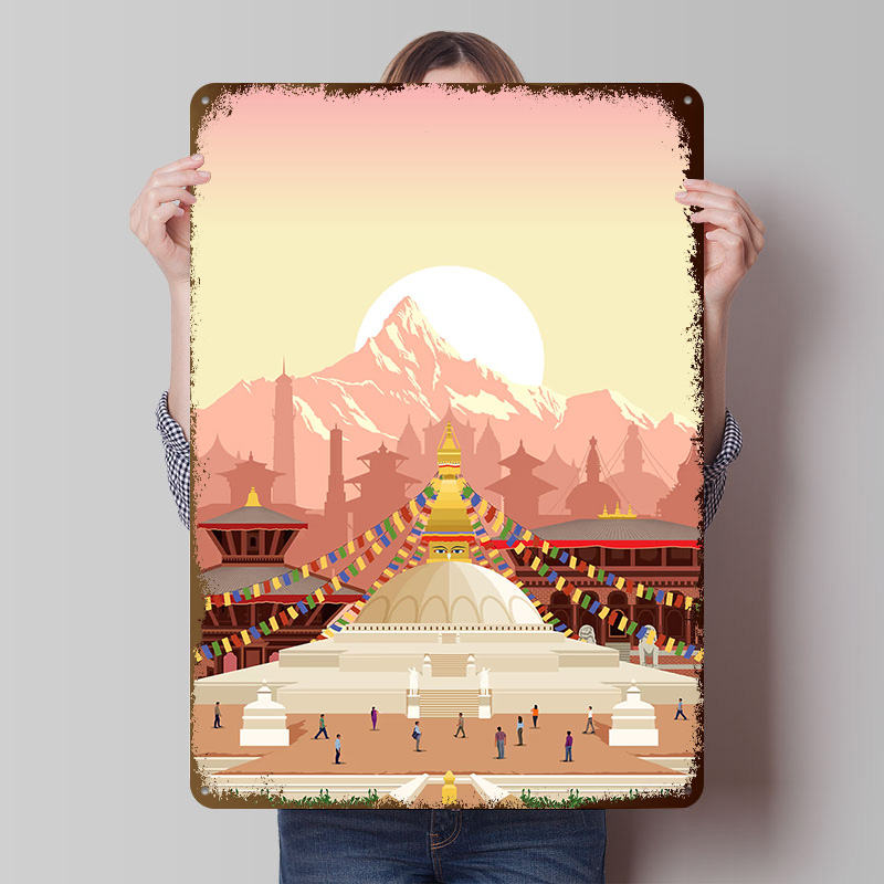 Kathmandu Travel Print Printin - Home Decor Kathmandu 리뷰 및 가격