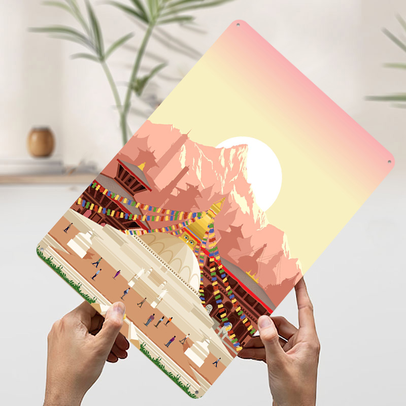Kathmandu Travel Print Printin - Home Decor Kathmandu 리뷰 및 가격