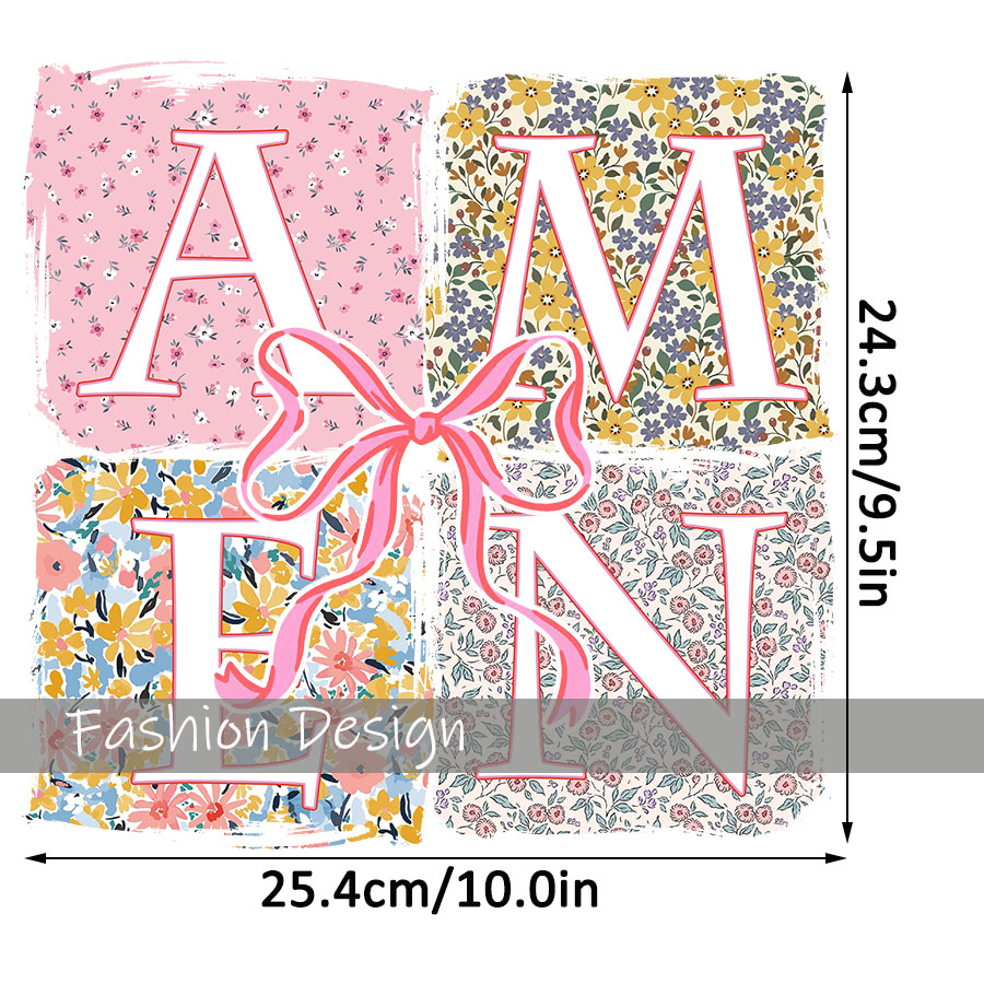Floral Amen Bible Verses DIY I - Decorative Throw Pillow 리뷰 및 가격
