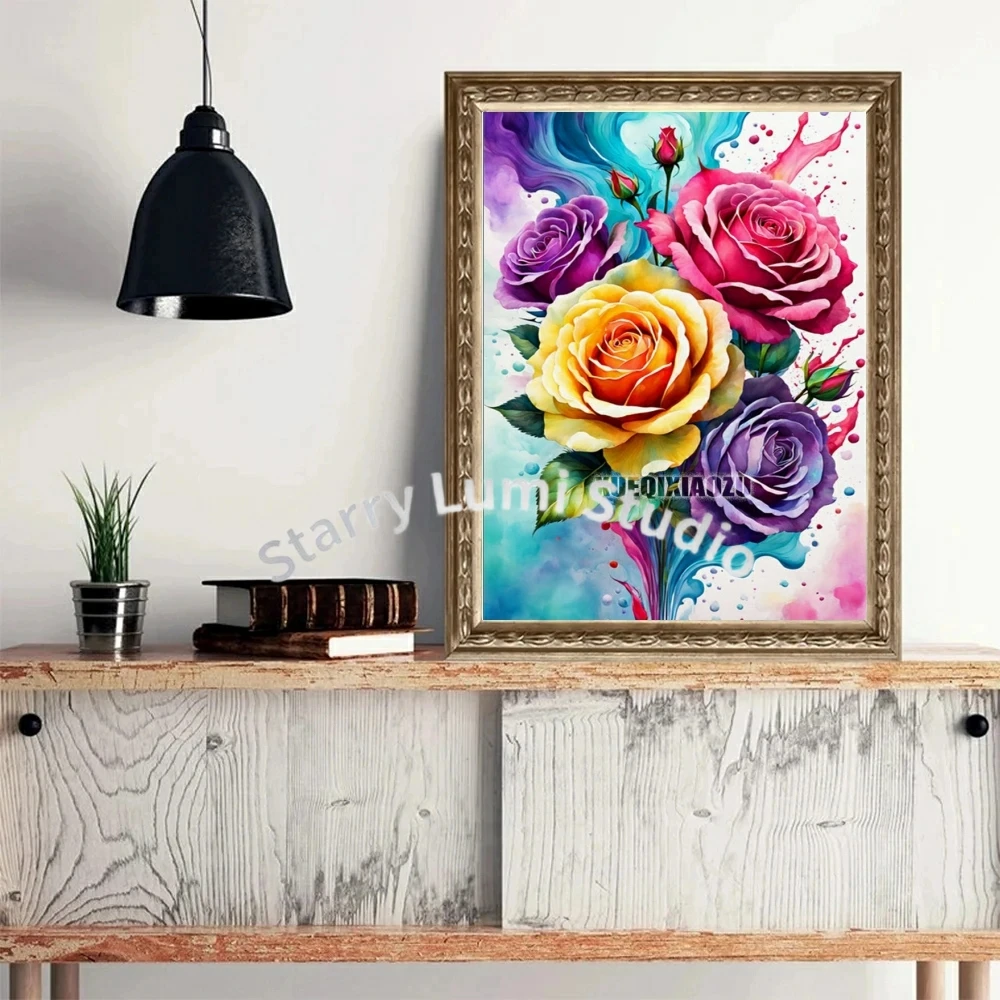 5D DIY Diamond Painting Kits C - Home Decor Vase With Flowers 리뷰 및 가격