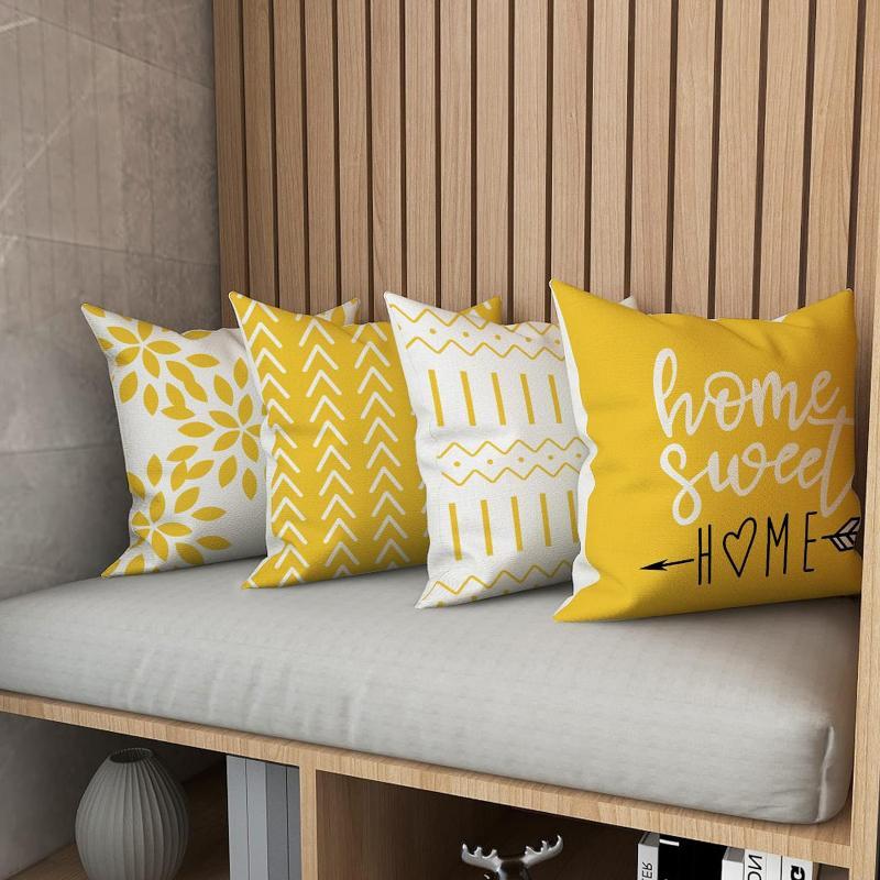 Geometric Pattern Pillow Case  - Home Decor Sofa 리뷰 및 가격
