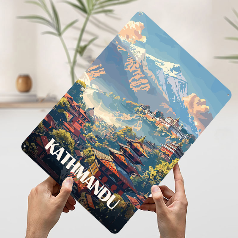 Kathmandu Nepal Cityscape Prin - Home Decor Kathmandu 리뷰 및 가격