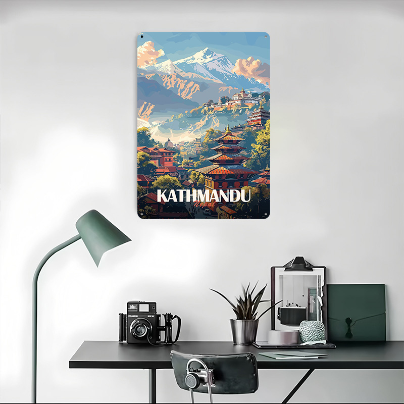 Kathmandu Nepal Cityscape Prin - Home Decor Kathmandu 리뷰 및 가격