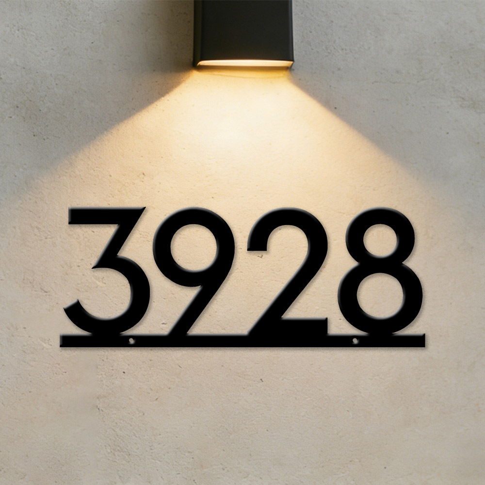 Custom Metal House Number Sign - Home Decor Nearby 리뷰 및 가격