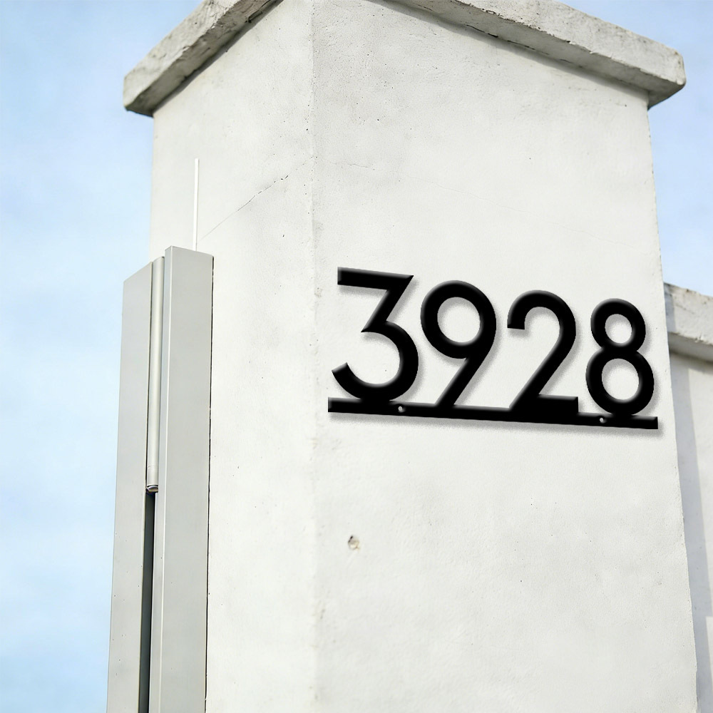 Custom Metal House Number Sign - Home Decor Nearby 리뷰 및 가격