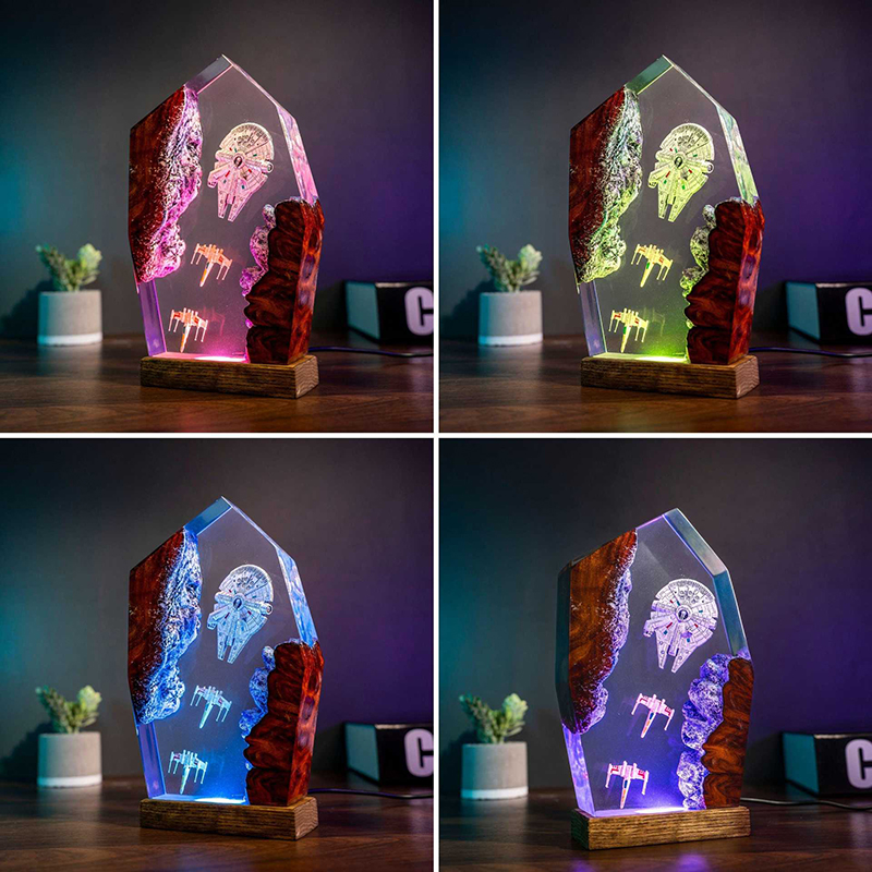 Table Resin Lamp Universe War  - Home Decor Lighting 리뷰 및 가격