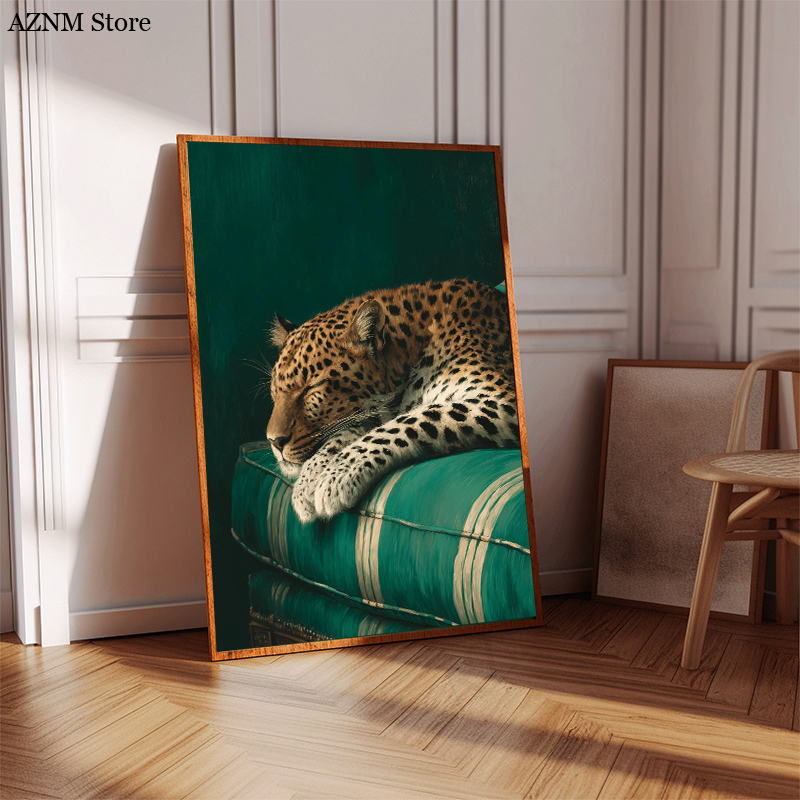 Trendy Cheetah Art Print Poste - Home Decor Sofa 리뷰 및 가격