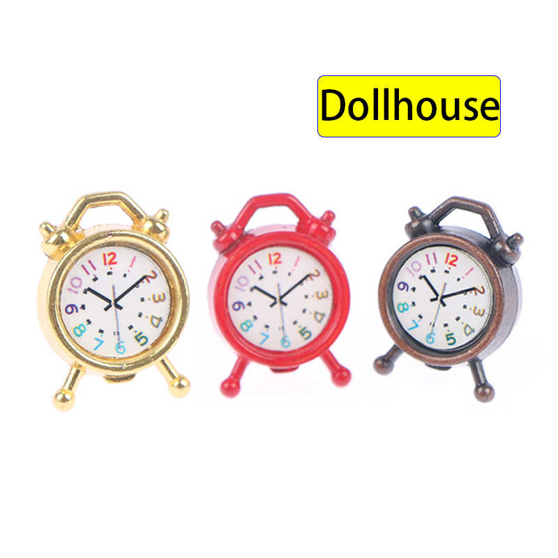 1PC 1:12 Scale Alarm Clock Dol - Home Decor Company 리뷰 및 가격