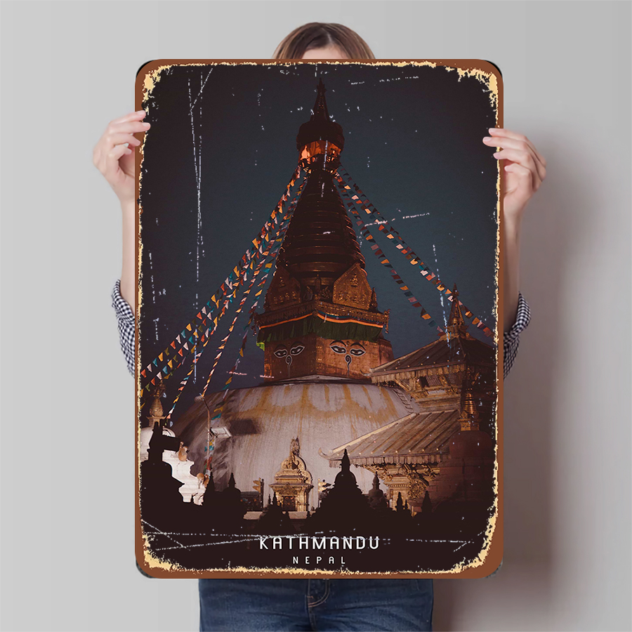 Kathmandu Nepal Night View Iro - Home Decor Kathmandu 리뷰 및 가격