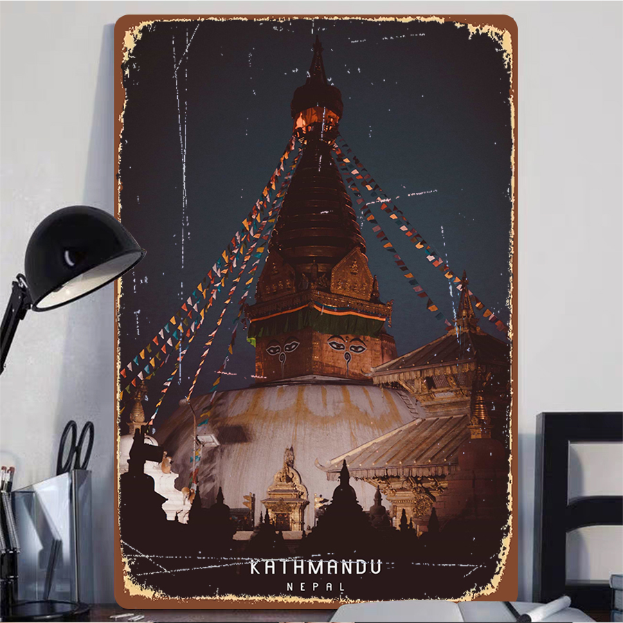 Kathmandu Nepal Night View Iro - Home Decor Kathmandu 리뷰 및 가격