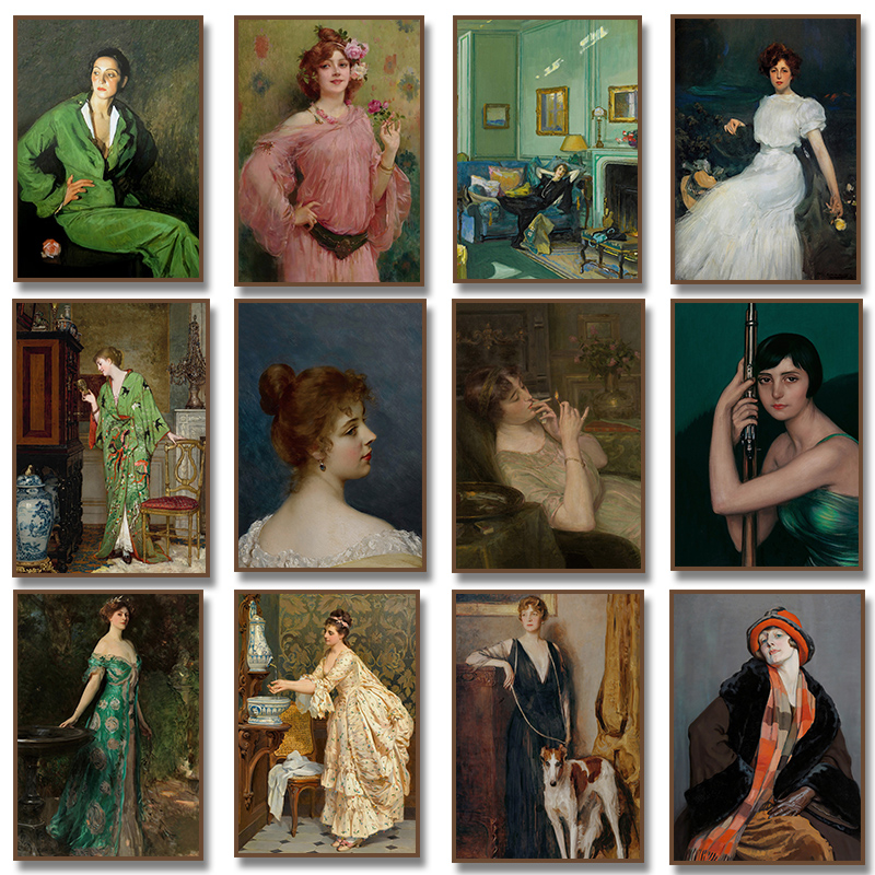 Renaissance Women Portrait Pos - Victory Home Decor 리뷰 및 가격