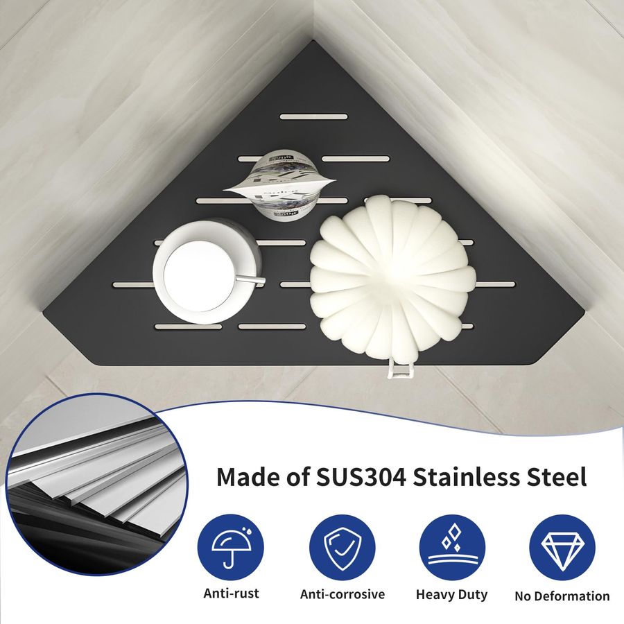 Shower Shelf 10 Matte Black 30 - Floating Shelves 리뷰 및 가격
